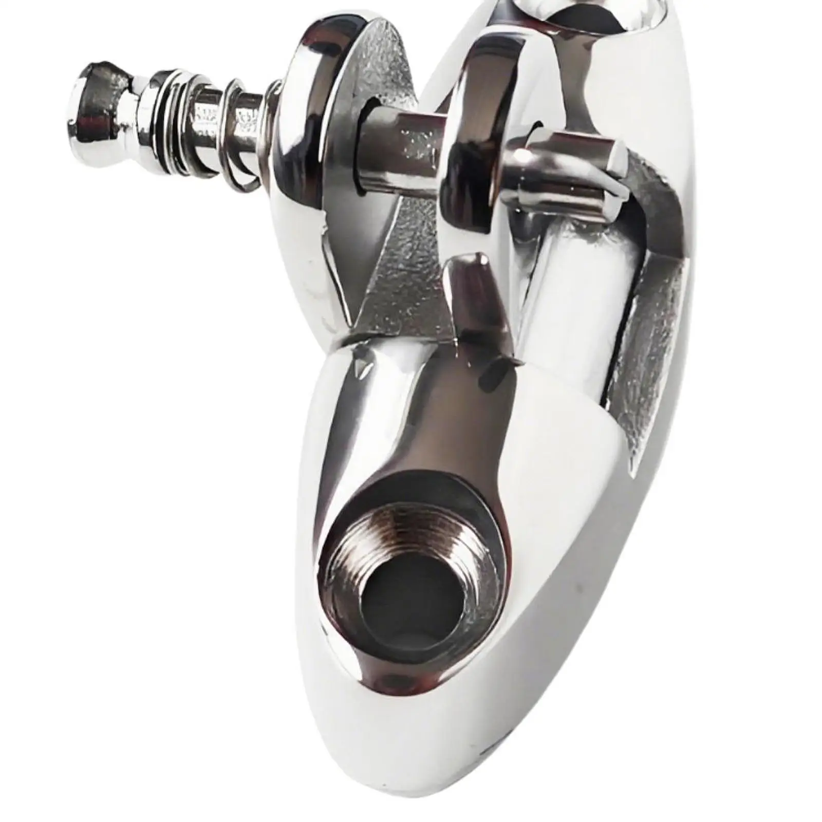 الفولاذ المقاوم للصدأ البحرية سطح المفصلي بيميني العلوي قوس جبل لوحة إصلاح لتطبيق قارب كاياك الزورق