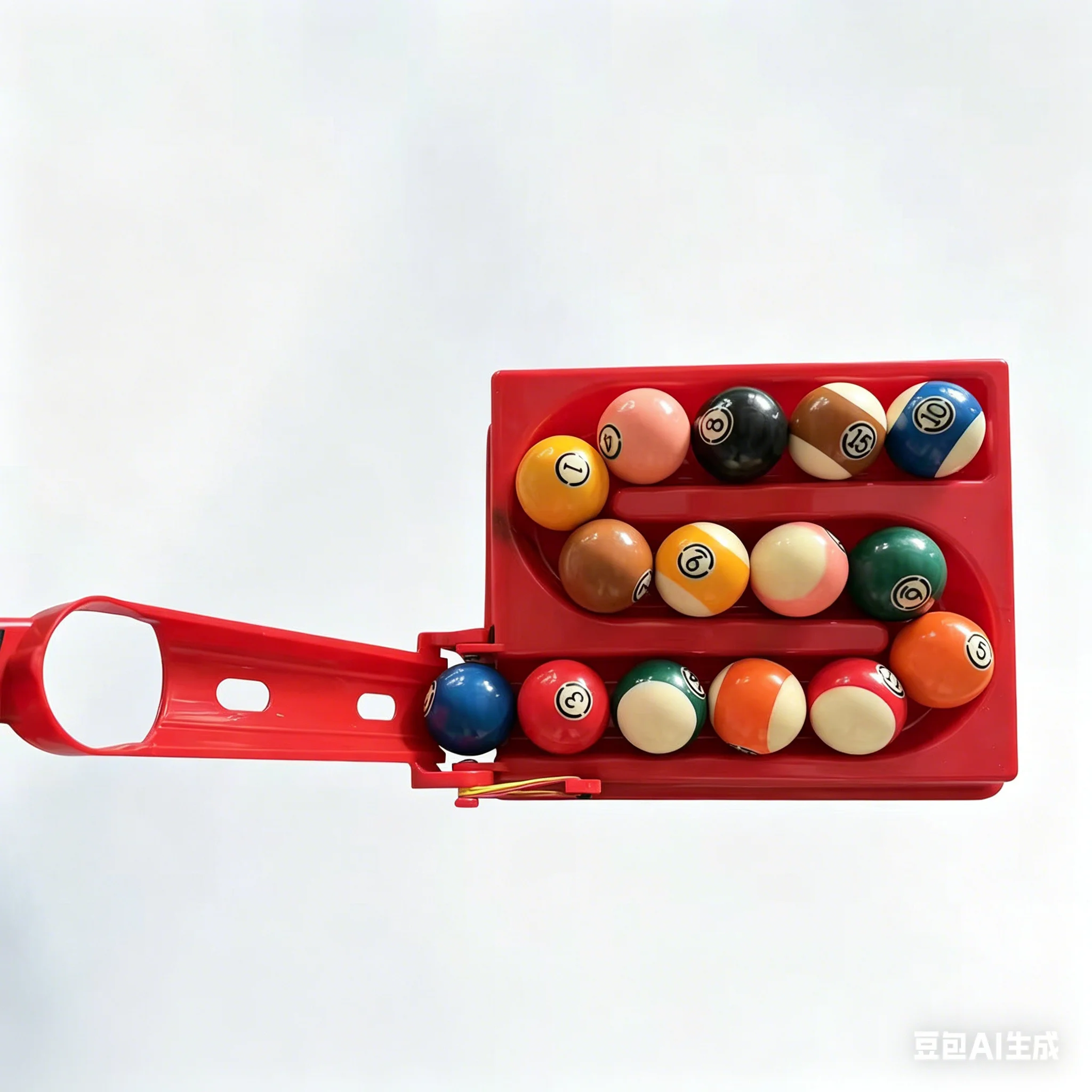 Pool Ball Rack for Snooker Lightweight Easy to Use,Accuracy Portable Billiards Training Rack,Ball Launcher Practice Equipment
