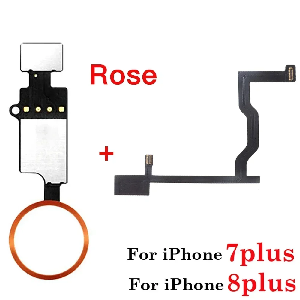 Home Butoon and Home Touch ID Return Fingerprint Button Motherboard Connection Connector Flex Cable  for IPhone 6 6S 7 8 Plus