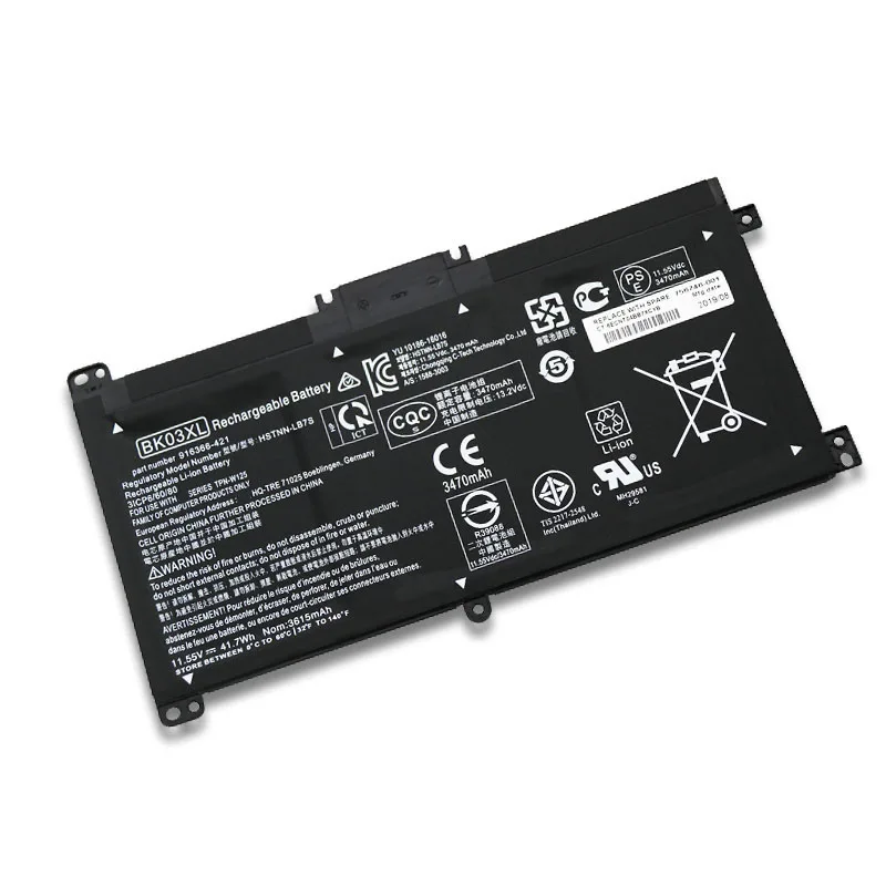 UGB New BK03XL Battery For HP Pavilion X360 14 14m 14-BA033TX 14-ba001ns HSTNN-LB7S HSTNN-UB7G TPN-W125 916366-541 9168