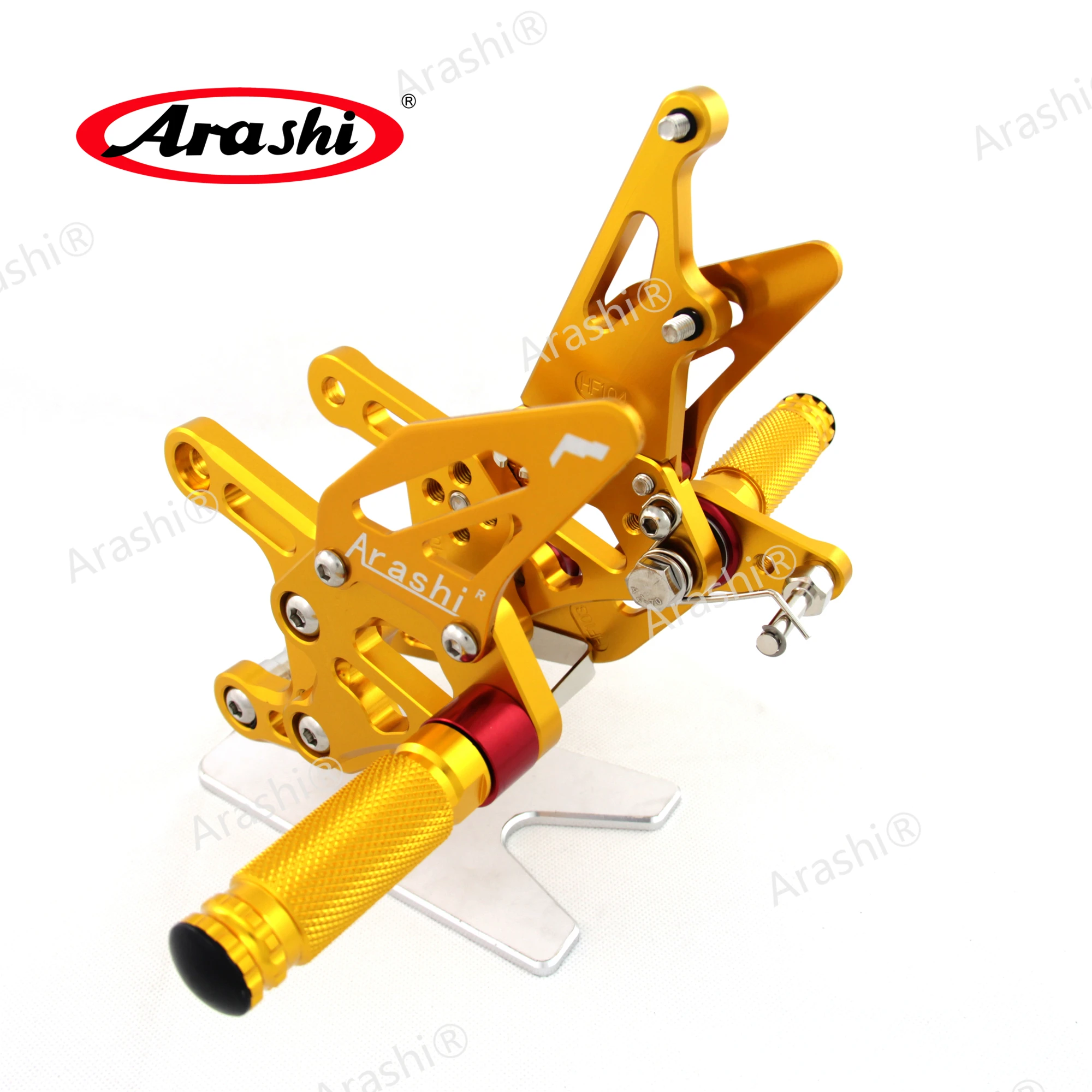 أراشي V1.0 مسند للقدمين لياماها YZF R1 1 CNC قابل للتعديل Rearsets مسند القدم YZFR1 YZF-R1 2009 2010 2011 2012 2013 2014 #5