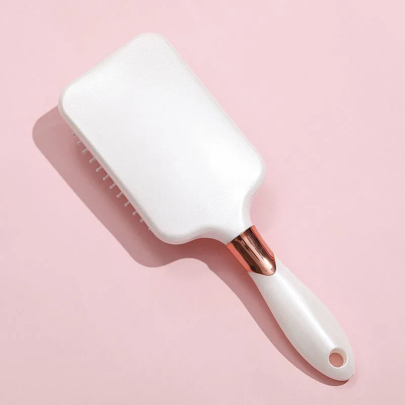 وسادة هوائية بيضاء مشط ABS والنايلون وسادة هوائية مكافحة ساكنة مجلس المنزلية مشط وسادة الهواء مشط