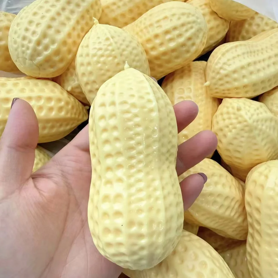 Weicher Erdnuss-Stressball Quetschspielzeug Ohne Rückfederung Butterweiches Gefühl Fidget-Spielzeug ASMR Sensorisches Anti-Stress-Spielzeug für Erwachsene – Detail 4