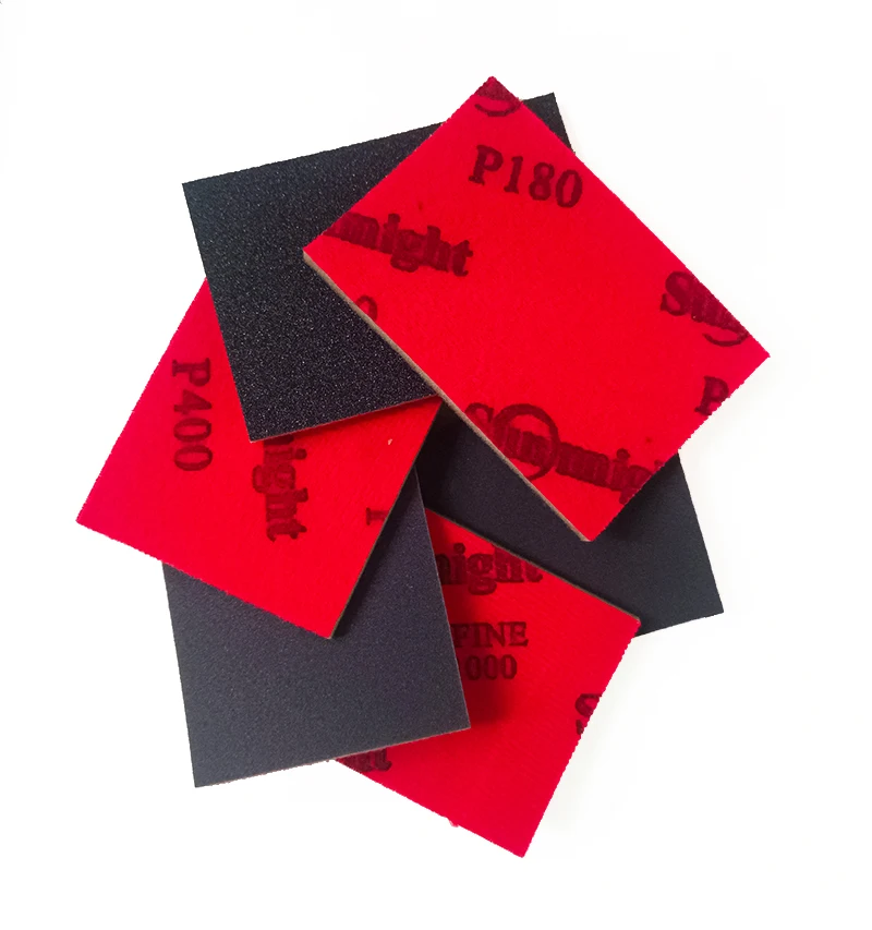 Imagem -06 - Bloco de Esponja de Lixamento Abrasivo Moagem Úmida e Seca Blocos de Areia Almofadas de Polimento 1802500 Grão 10 Pcs