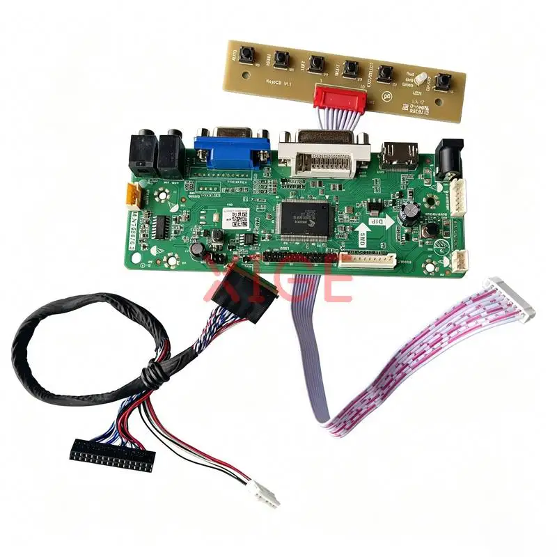 

Controller Board Fit LTN173KT01 LTN173KT02 LTN173KT03 N173O6 VGA DVI HDMI 1600*900 1600x900 LVDS 40-Pin Laptop Monitor Panel Kit
