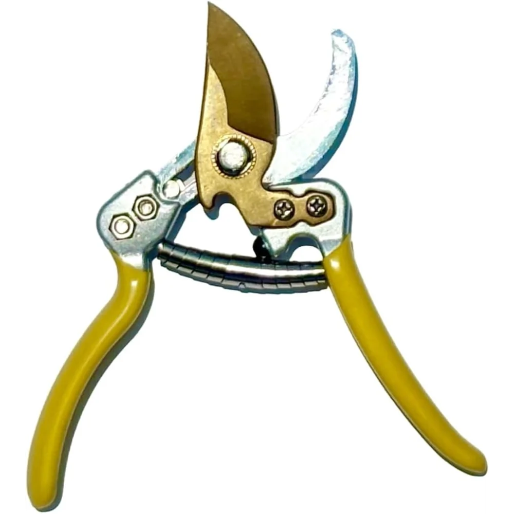 BypassPruning Shears Pro 7" w/Plastic Holster with SK-85 Japanese Standard Steel Blades, 5/8" Cut Capacity, Gardening Hand Tools