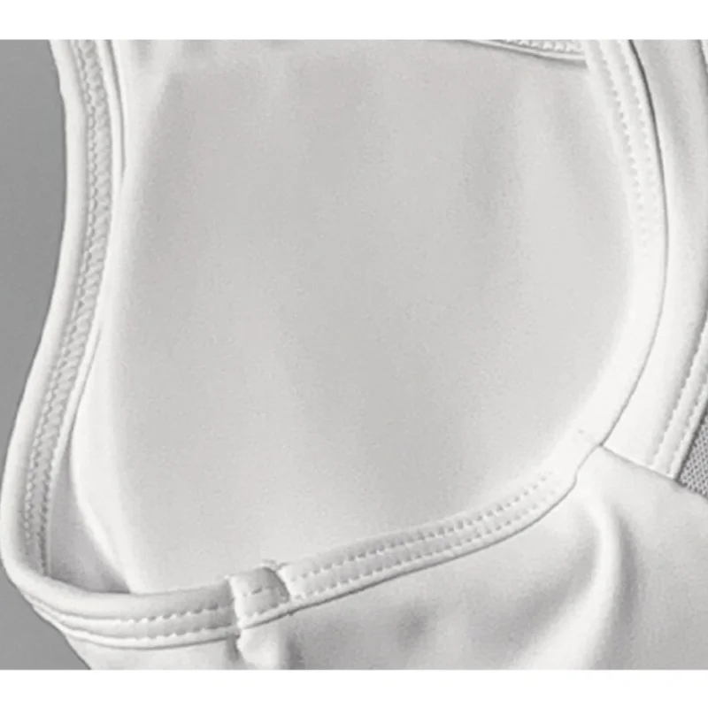 PHIGEER Bra Olahraga Wanita Berdampak Tinggi Tank Top Yoga Sejuk Jaring Belakang Musim Panas Bra Latihan Ringan untuk Pakaian Yoga Luar Ruangan