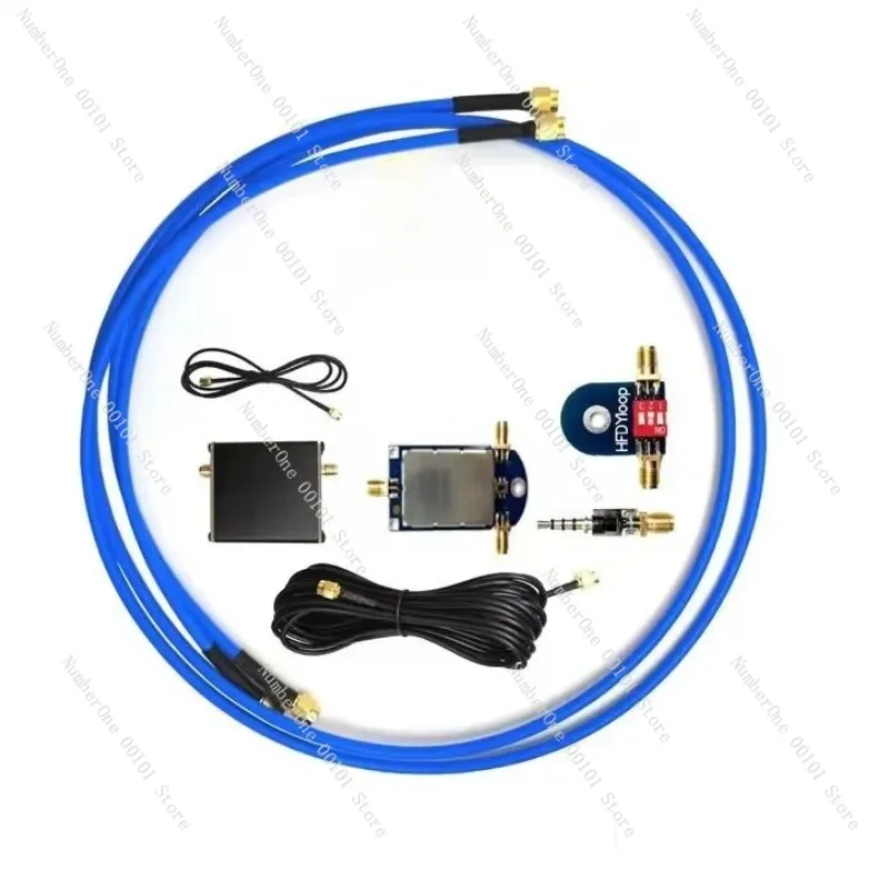 Short-wave Small Loop Antenna 50K-500MHz Full Band Ring Active Reception HF AM FM VHF UHF SDR