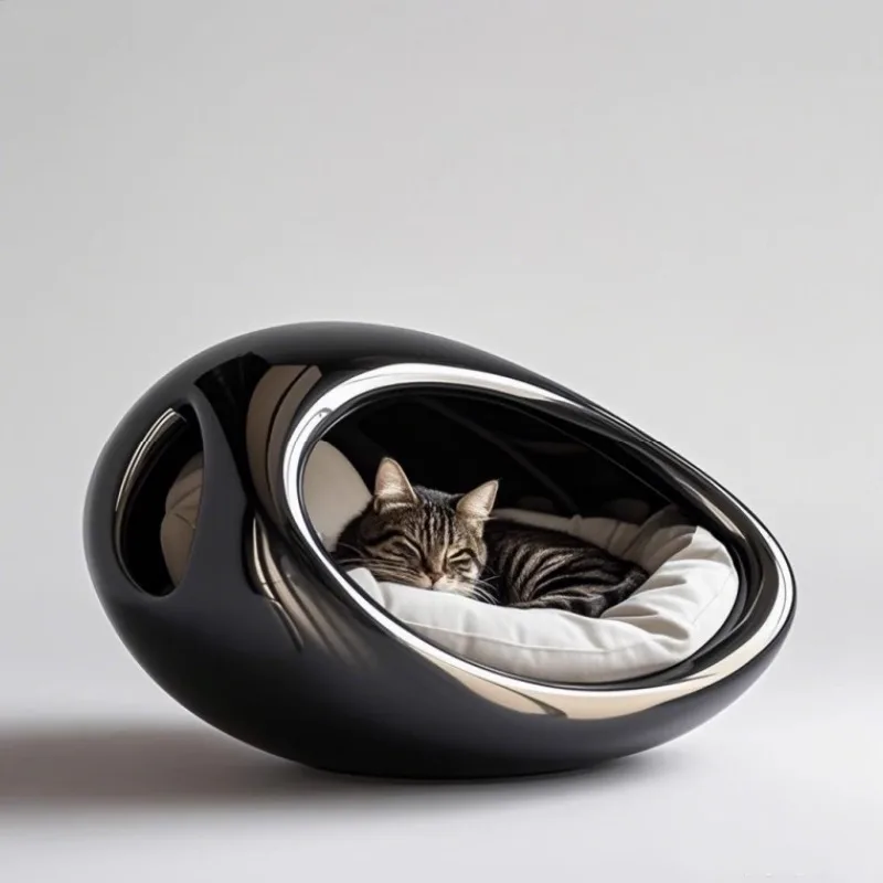 

Warm closed creative cat litter