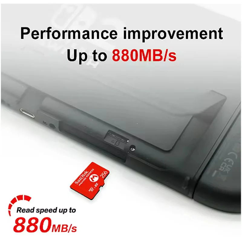 SanDisk microSD Express Card for Nintendo Switch 2 Only 256GB Max 880Mb/s Read 650Mb/s Write Professional Switch 2 Memory Card