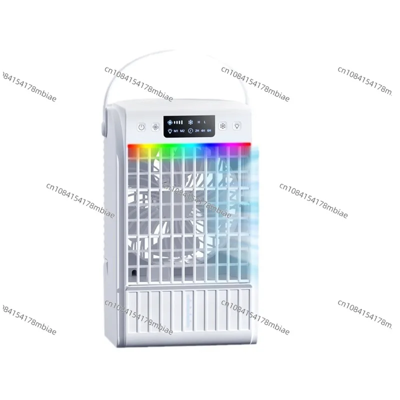 New Desktop Water-cooled Small Humidified Air-conditioning Fan Household Refrigeration Quarters Mobile Air-conditioning Fan