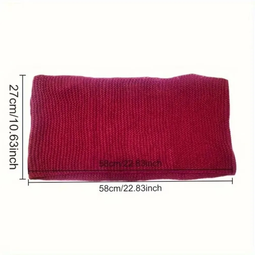 Ciepły, jednolity kolor, szal – Infinity Scarf Knit recenzja i cena