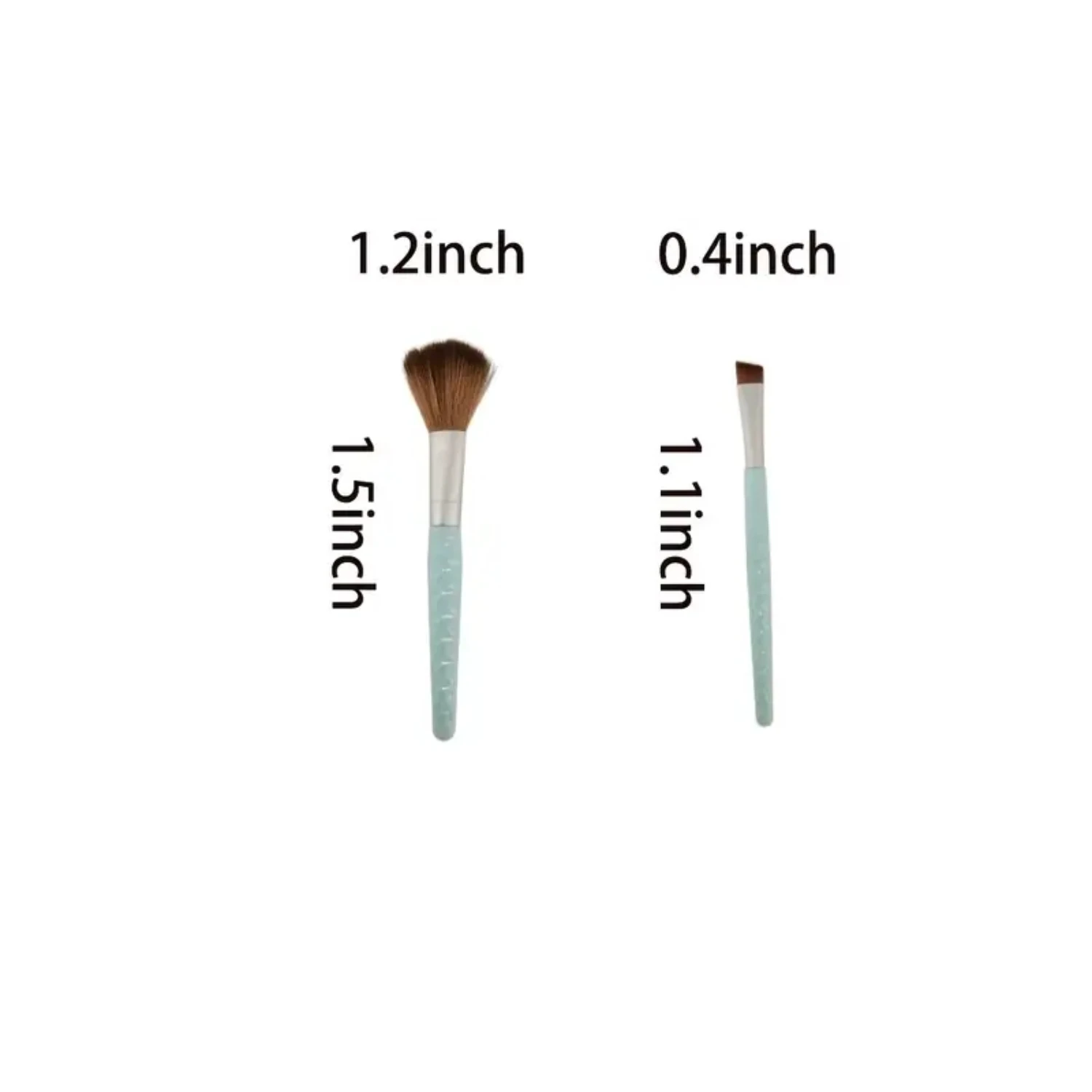 Handmade Professional Makeup Brush Set - 5 Pieces - Powder, Eyeliner Brush Set