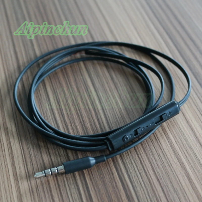 Aipinchun 3,5mm DIY Kopfhörer Audio kabel mit Mikrofon Kopfhörer Reparatur Ersatz 14 Kupfer kern Draht 1,2 Meter Länge