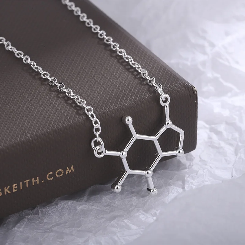 925 Sterling Silver Dopamine Geometry Pendant Chain Necklaces For Women Luxury Vintage Jewelry Accessories Wholesale Jewellery