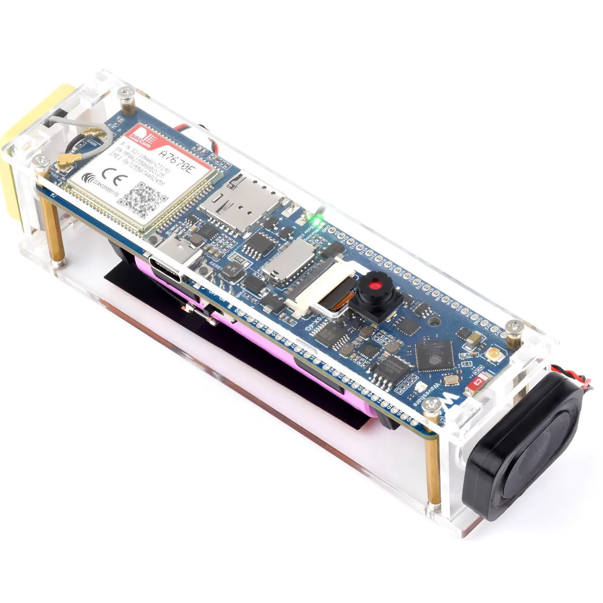 Płytka rozwojowa Waveshare ESP32-S3 A7670E 4G, LTE Cat-1 / 2G / WiFi / Bluetooth / Obsługa połączeń telefonicznych / SMS / pozycjonowania GNSS — zdjęcie produktu 7