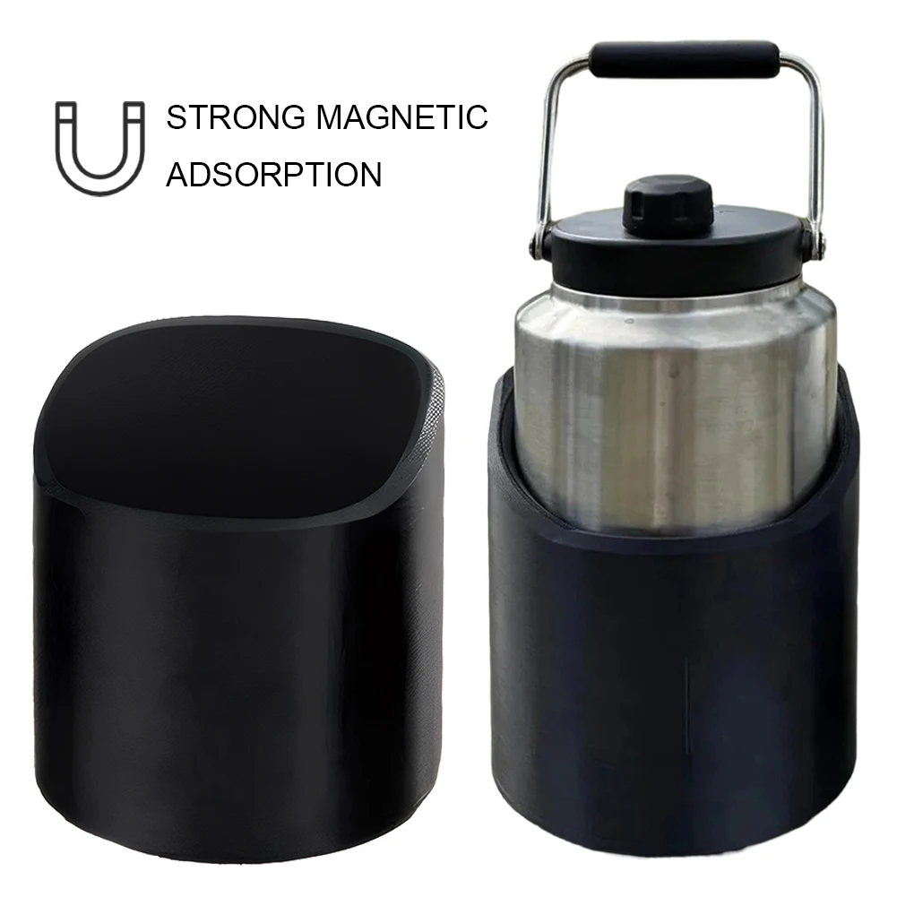 Magnetic Cup Holder for 46/50/64 Oz Bottle Mounts Heavy Duty Drink Holder for Tractor Fridge Yacht RV Forklifts Bus Truck