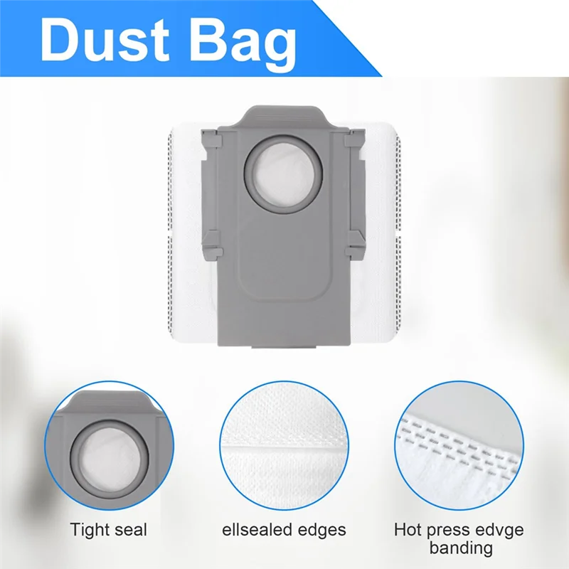 Stable-For Roborock Q Revo Robtic Vacuum Cleaner Main Roller Side Brush Hepa Filter Mop Pads Dust Bags Spare Replacement