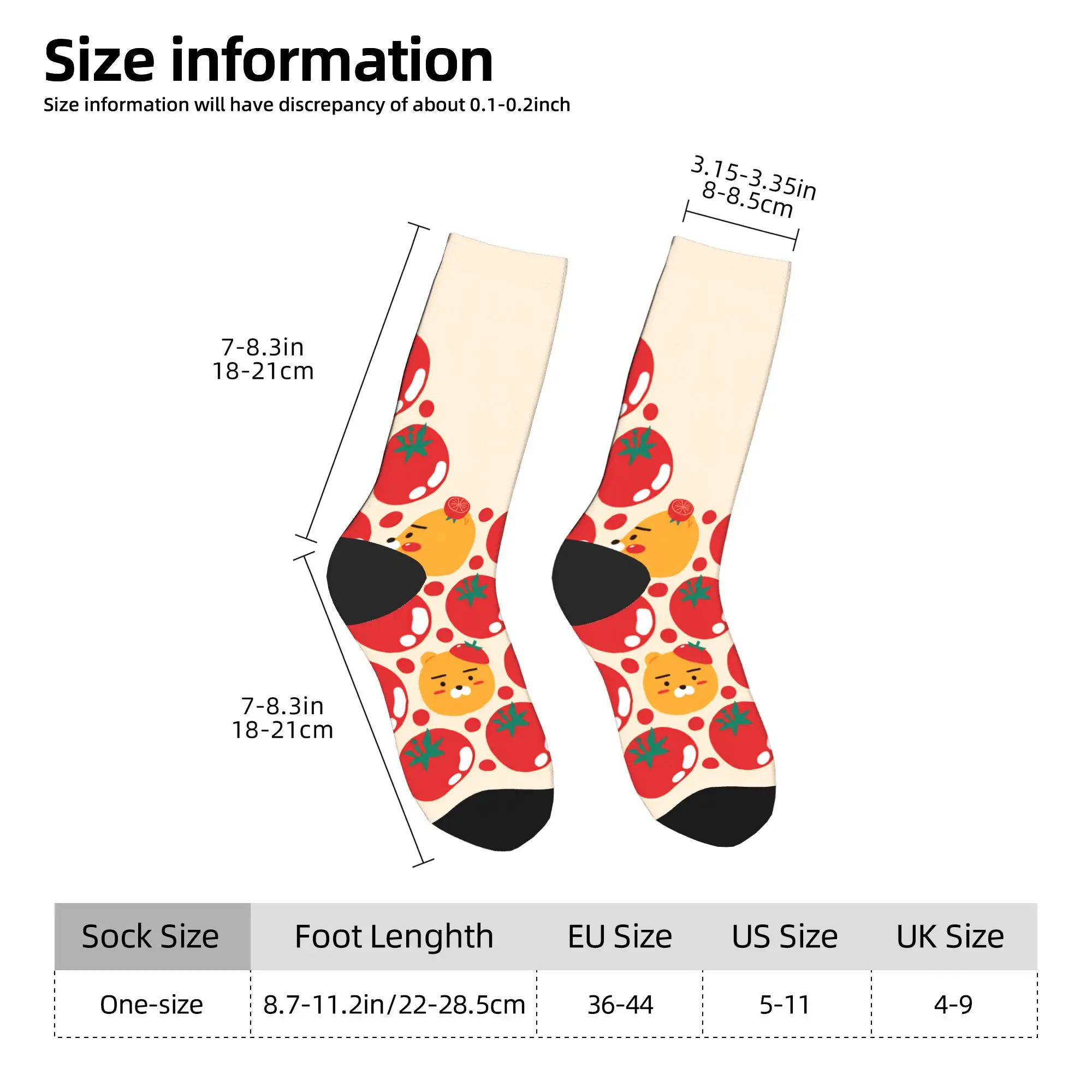 Meias de casal k-akaos f-friends choonsiks meias de inverno gótico meias macias impressas correndo esportes meias antiderrapantes