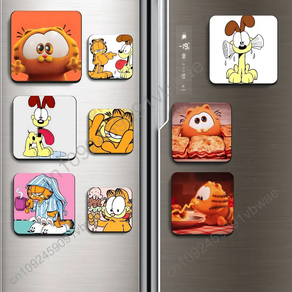 cute dog Odie cat Garfield Magnetic Fridge Magnets - No Falling Off, Fit for Refrigerators, All Metal Surfaces,Home Decor