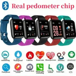 Real Pedometer Chip Smartwatch With Multifunctional Bluetooth Connection For Male And Female Android System Smartwatch