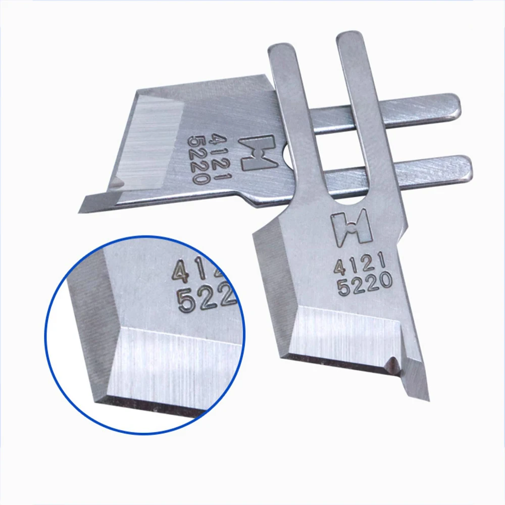 Lockstitcher จักรเย็บผ้ามีด STRONG H ยี่ห้อ B4121-522-000W คงที่มีด B4121-052-AOO มีดตัดสําหรับ JUKI DLM-5200N