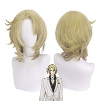 Vtuber Ike Luca Kaneshiro Straight Anime Cosplay Party Costume Wig