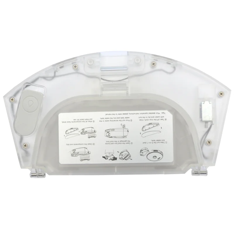 

A61I 2 In 1 Water Tank Dust Box Plastic Water Tank Dust Box For Ultenic T10/PROSONEC M8PRO Robot Vacuum Cleaner Accessories Part