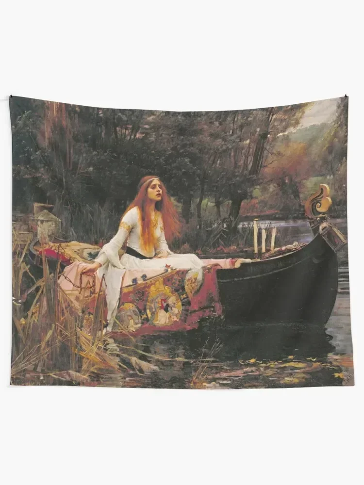 The Lady of Shallot - John William Waterhouse Tapestry Wall Decoration Items Decoration For Rooms Tapestry