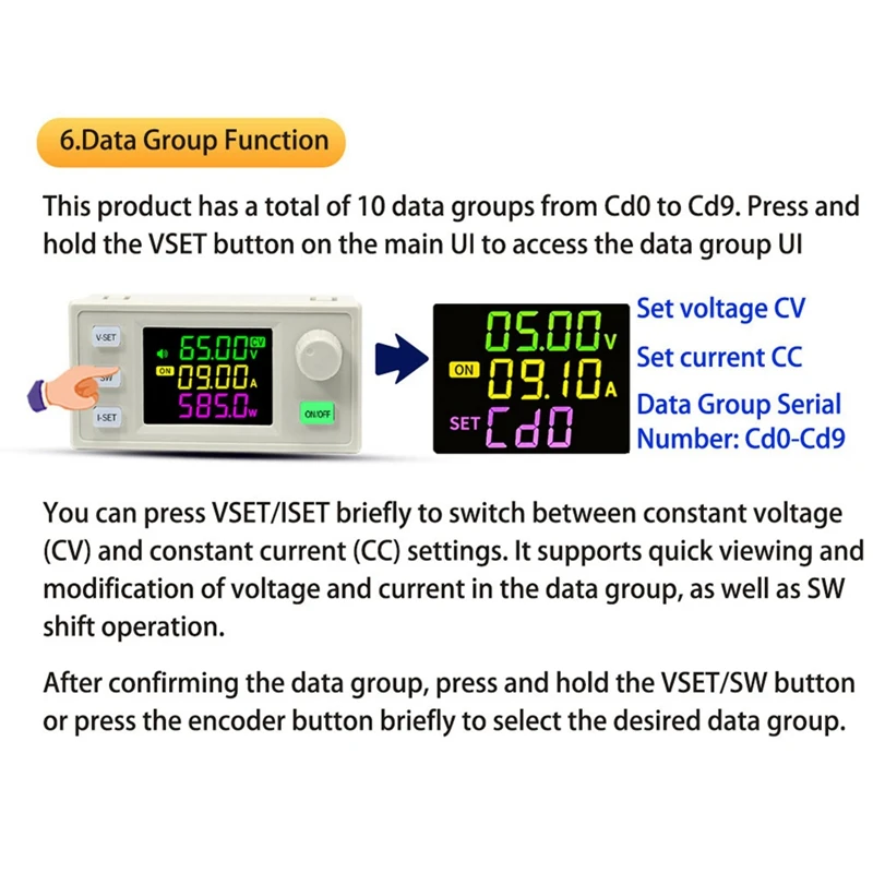 XY6015LV CNC Adjustable DC Power Supply Constant Voltage Constant Current Maintenance 15A/900W Step-Down Module-AT36