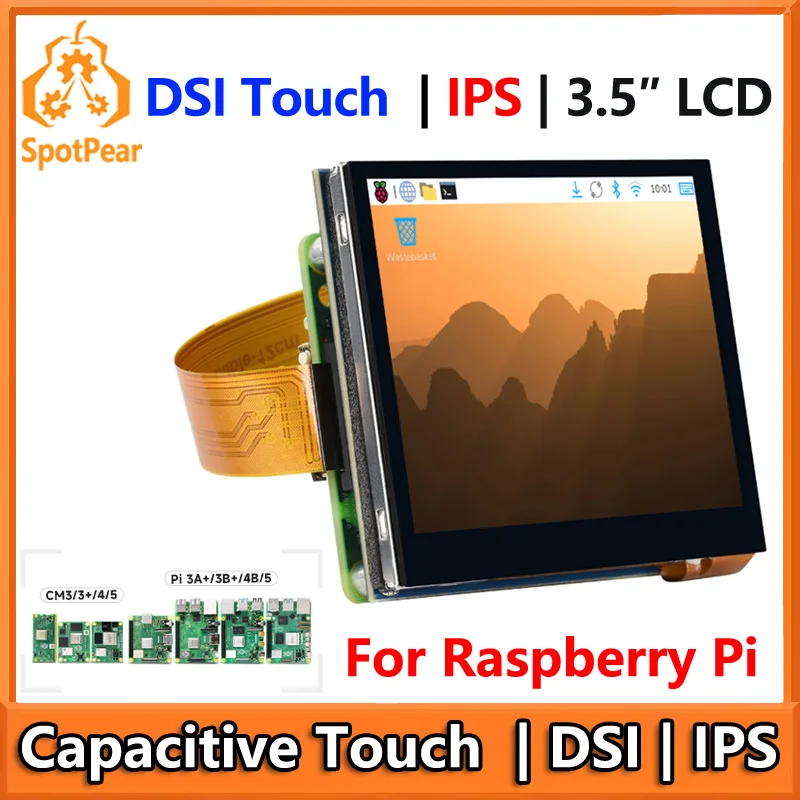 

Raspberry Pi 3.5 inch DSI Display MIPI LCD (E) Capacitive TouchScreen 640x480 3.5inch DSI LCD (E)