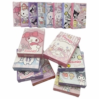 30pcs Boxed Sanrio Hello Kitty Kuromi Melody Cinnamonroll Kids Cartoon Laser Cards  Anime Collecting Game Cards Gift Photo Cards