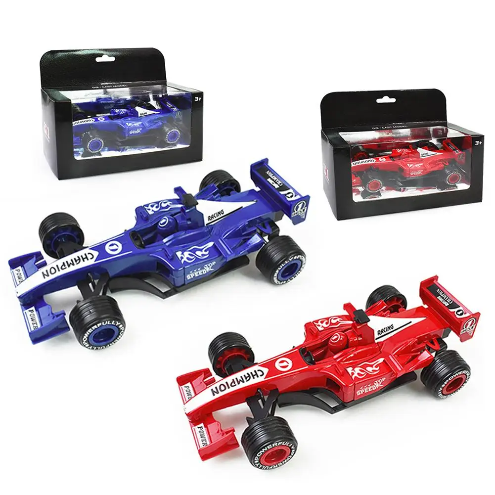 

Racing Car Model F1 1:24 Scale Pull Back Cars Drop Resistant Lightweight Alloy Cars Toys For 4-6 Years Old