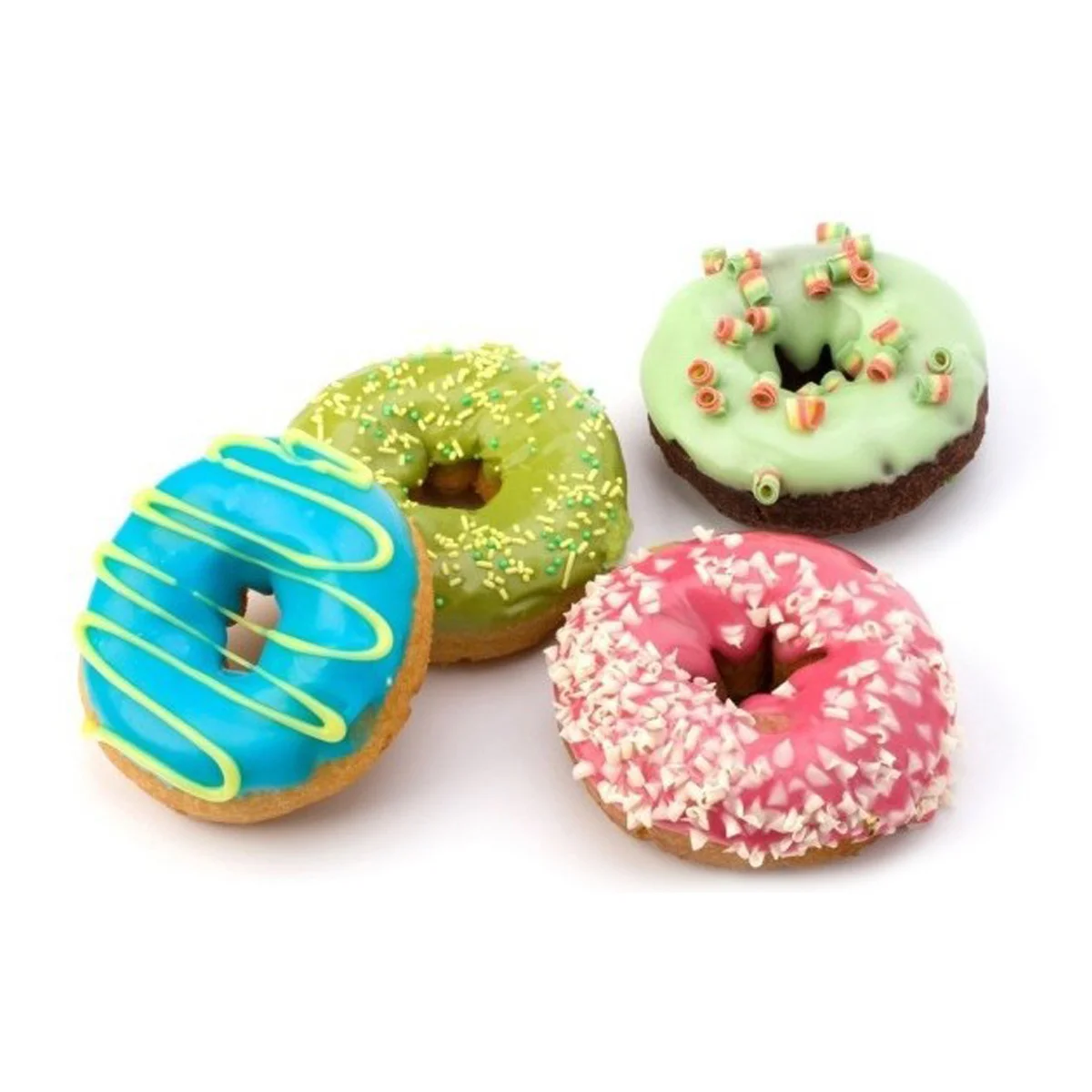 

1pcs Donut Molds Baking Silicone Nonstick Doughnut Making Shape For Diy Cake Bread Toast Valentine Christmas Gift Easy Clean