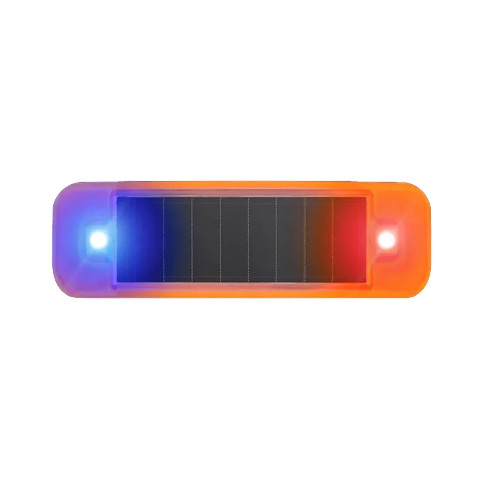 Car Fake Alarm Solar Flash LED Light Fake Security System Anti-Theft Signal Warning Warning Light Flash 12V 3W