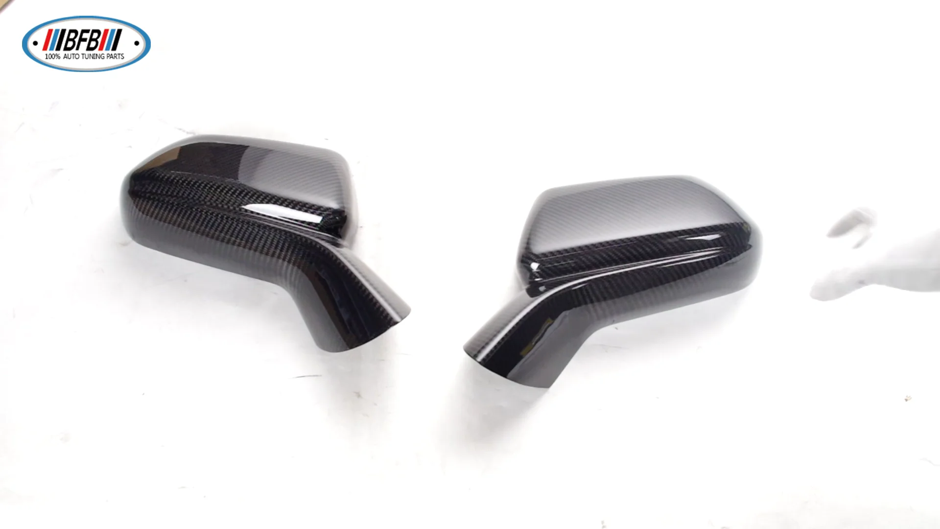 Glossy Black For 2016-2022 Chevy Camaro Real Carbon Fiber Mirror Covers  (Direct Add-On)