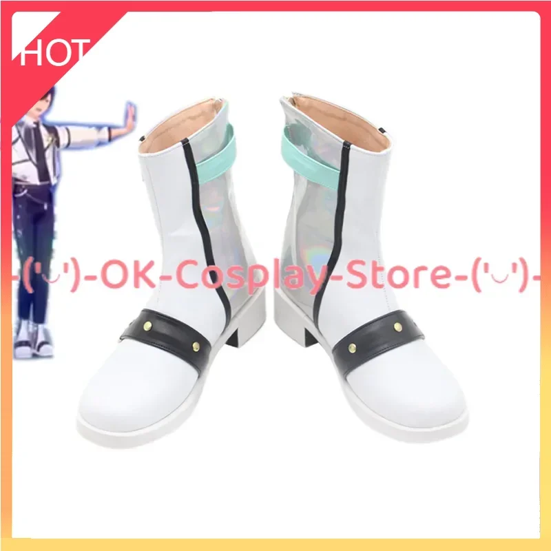 

Game Ensemble Stars 9th Anniversary Cosplay Shoes Fushimi Yuzuru Cosplay Props Halloween Carnival Boots PU Shoes Custom Made