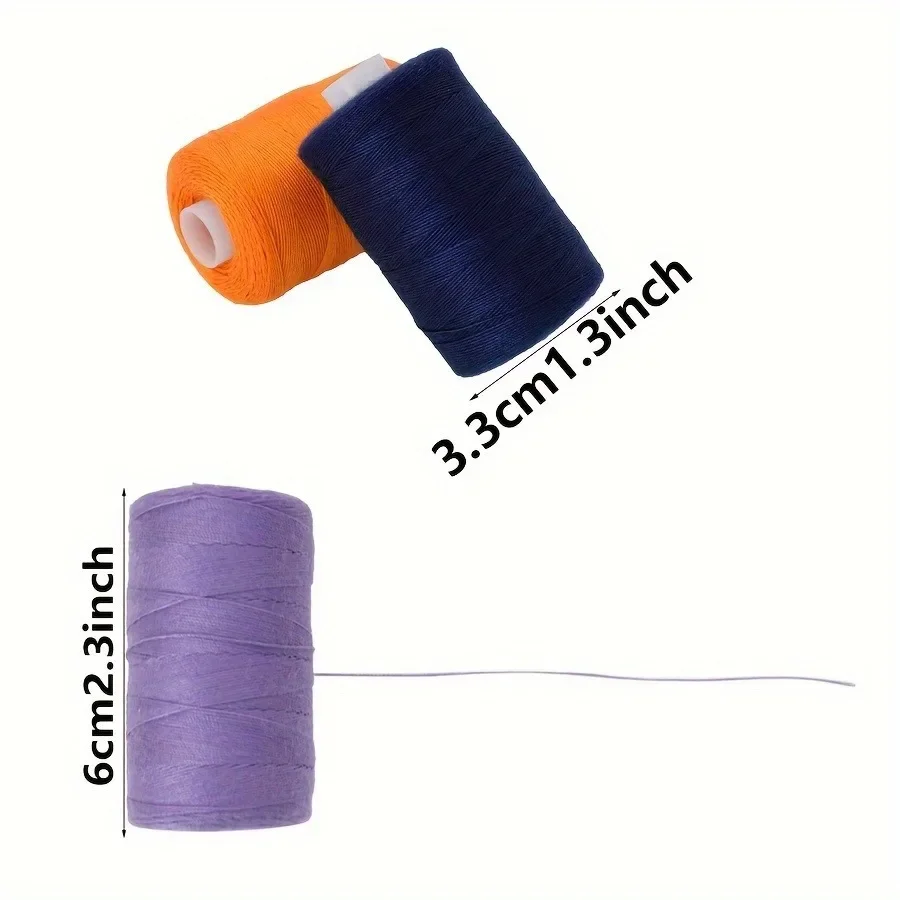 Color Thick Line High Speed Polyester Line Luggage Shoes Flat Car Line Customized Wholesale Sewing Line 203 Denim Line