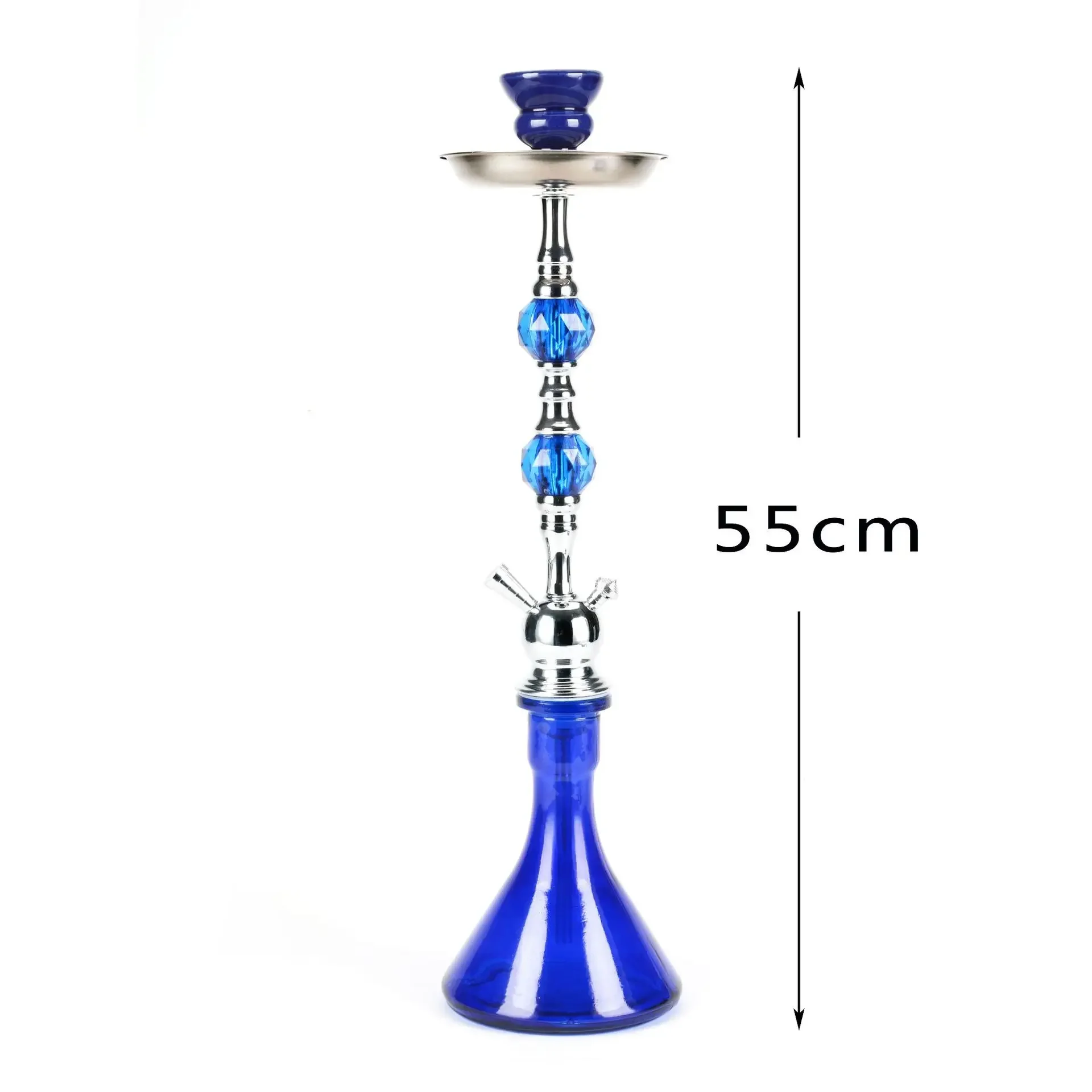 Arab shisha, single tube acrylic beaded hookah.