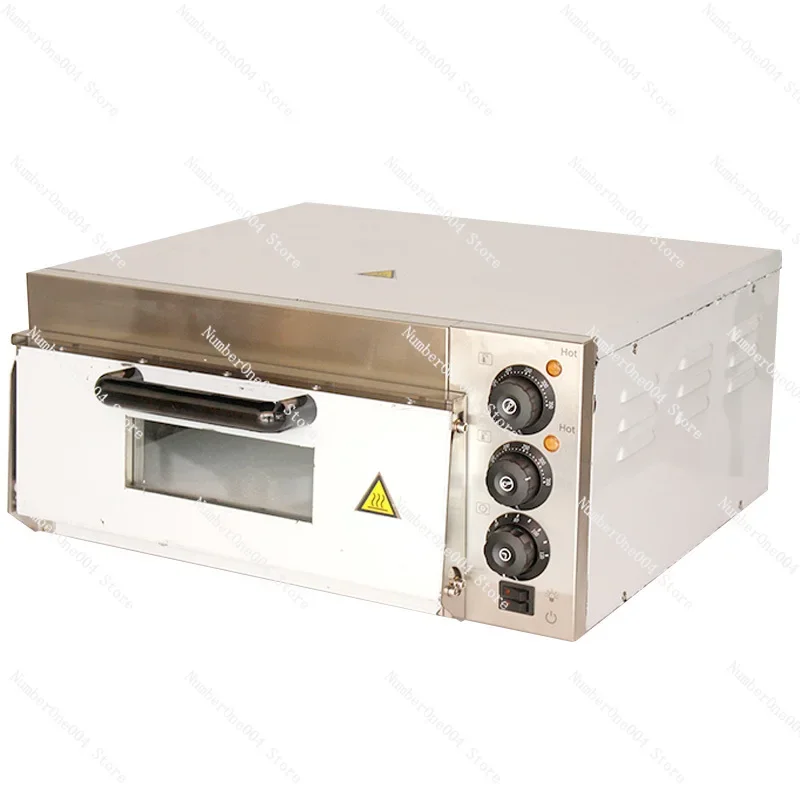 Single-layer Stainless Steel Pizza, Electric Oven, Baked Egg Tarts, Chicken Wings,  One Plate of Pizza, Oven Heats Up Fast