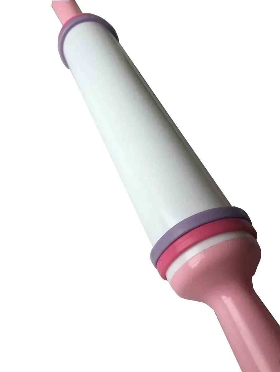 Ролик для торта, выпечка печенья, лапши, печенья, помадка, валик для теста для торта, пластиковый антипригарный регулируемый скалка, инструменты для выпечки