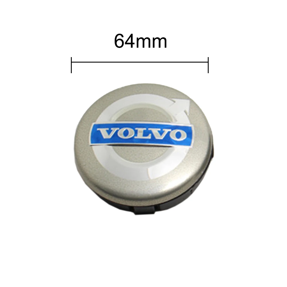 4PCS 64MM Wheel Center Caps Rim Hub Caps For Volvo New High Quality OE：31400453