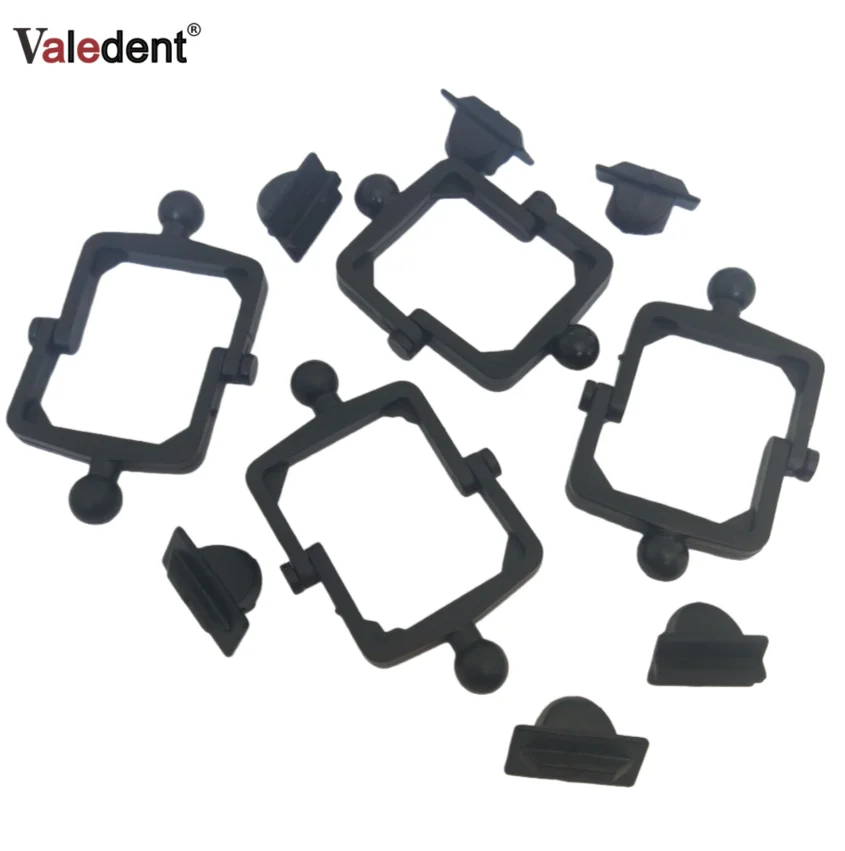 100pcs Dental Articulator Plastic Disposable Articulator Nylon Jaw Frame Black High Neck Low Neck Articulator