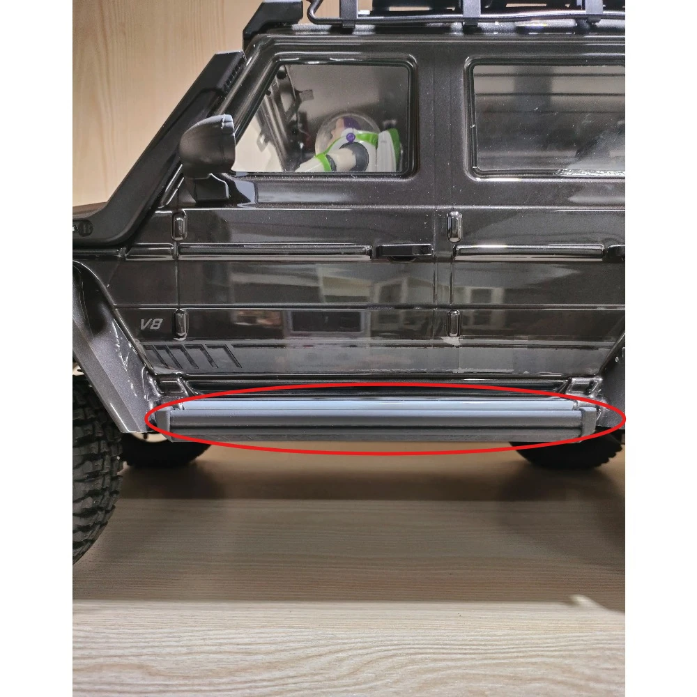 1/10 RC Crawler Side Step Body Side Pedal For YK4106 Off-road Car Custom Simulation Anti-scratch Upgrade Modified Accessories