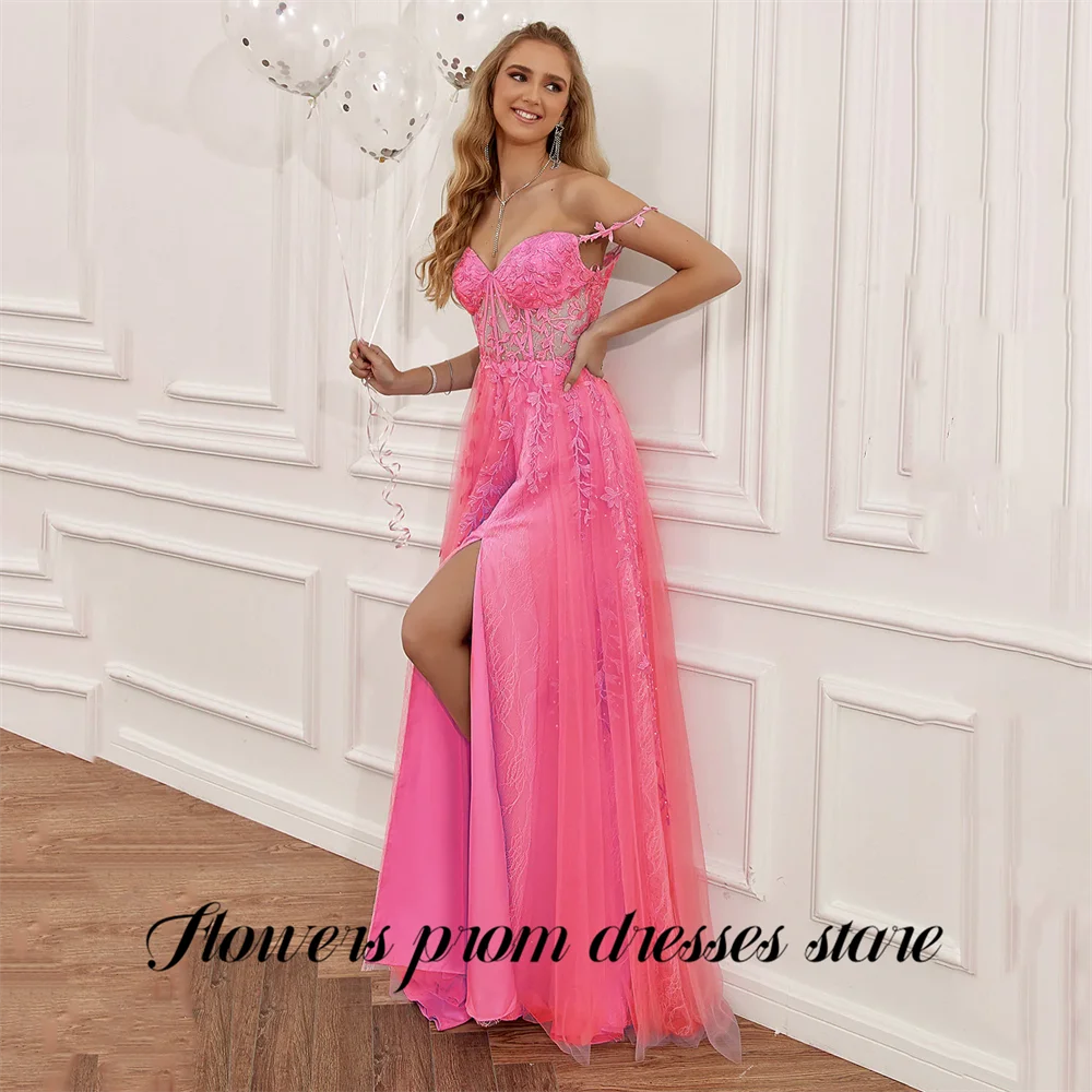 فستان حفلة موسيقية باللون الأزرق الداكن مزين بالدانتيل فستان المشاهير على شكل قلب فساتين سهرة مع ذيل تول فستان رسمي مخصص #5