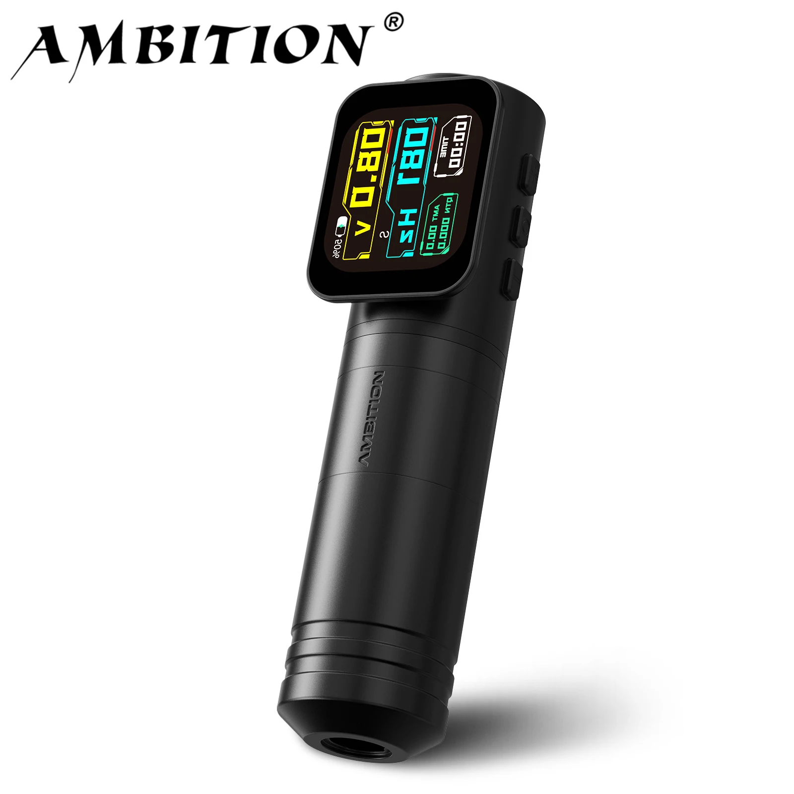

Ambition Ninja Max 4,0 + 3,5 мм ход беспроводная тату-машина 2400 мАч аккумулятор большой емкости бессердечный двигатель профессиональный татуировщик