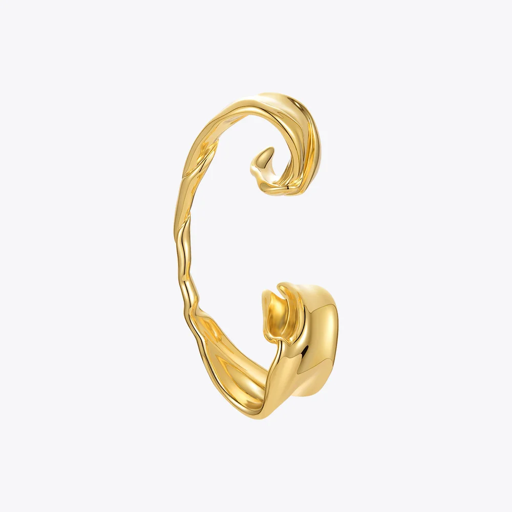 ENFASHION Irregular Ear Cuff Gold Color Earrings For Women Single Earings Fashion Jewelry Pendientes Mujer Wholesale E211263