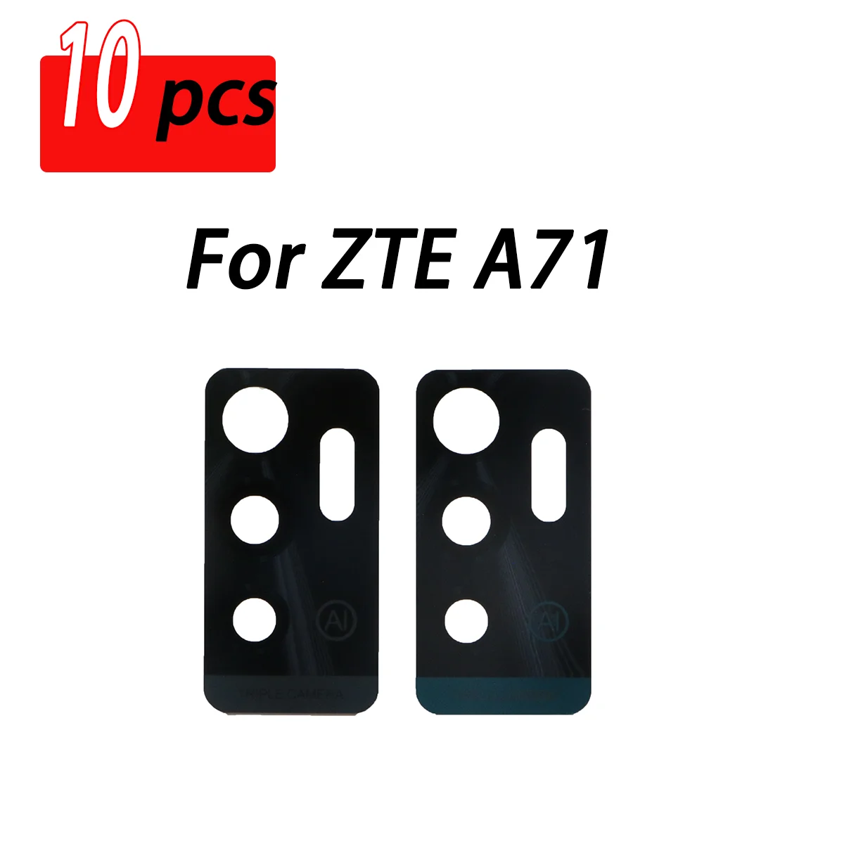 

10 PCS Mobile Phone Camera Lens Glass for ZT A71 Without Fixing Tools Lens For Phone