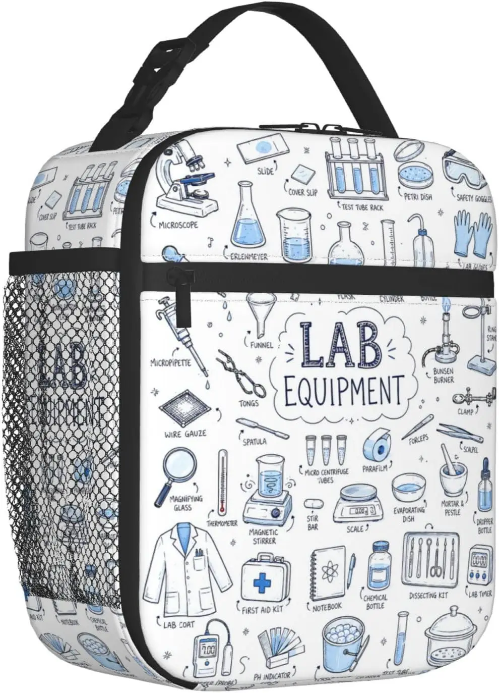 Funny Science Chemistry Lunch Box Insulated Soft Bag Reusable Cooler Bag For Women Men Work Picnic Hiking