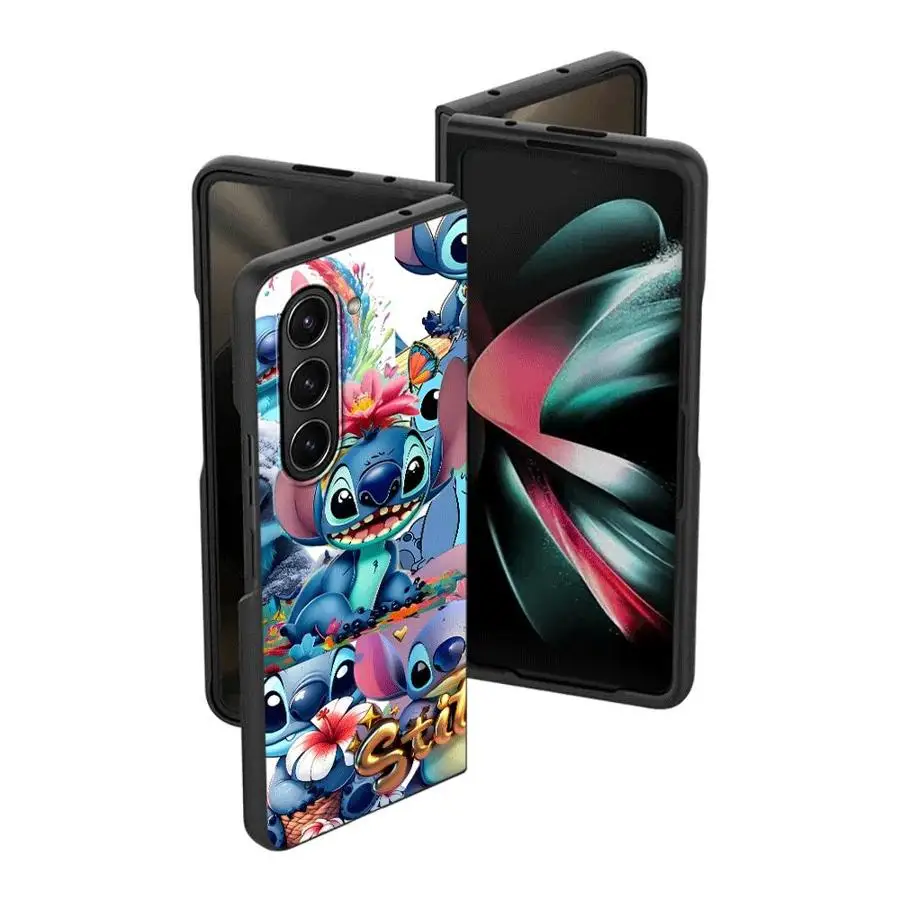 Задний чехол для телефона Samsung Galaxy ZFold7 ZFold6 Z Fold 7 6 5 4 3 ZFold3 ZFold4 ZFold5 Disney Stitch Pattern